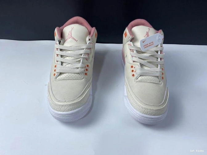 1st Kicks Pink 3 Jordan Retro CK9246-116 Air (W) Rust Sail 0731